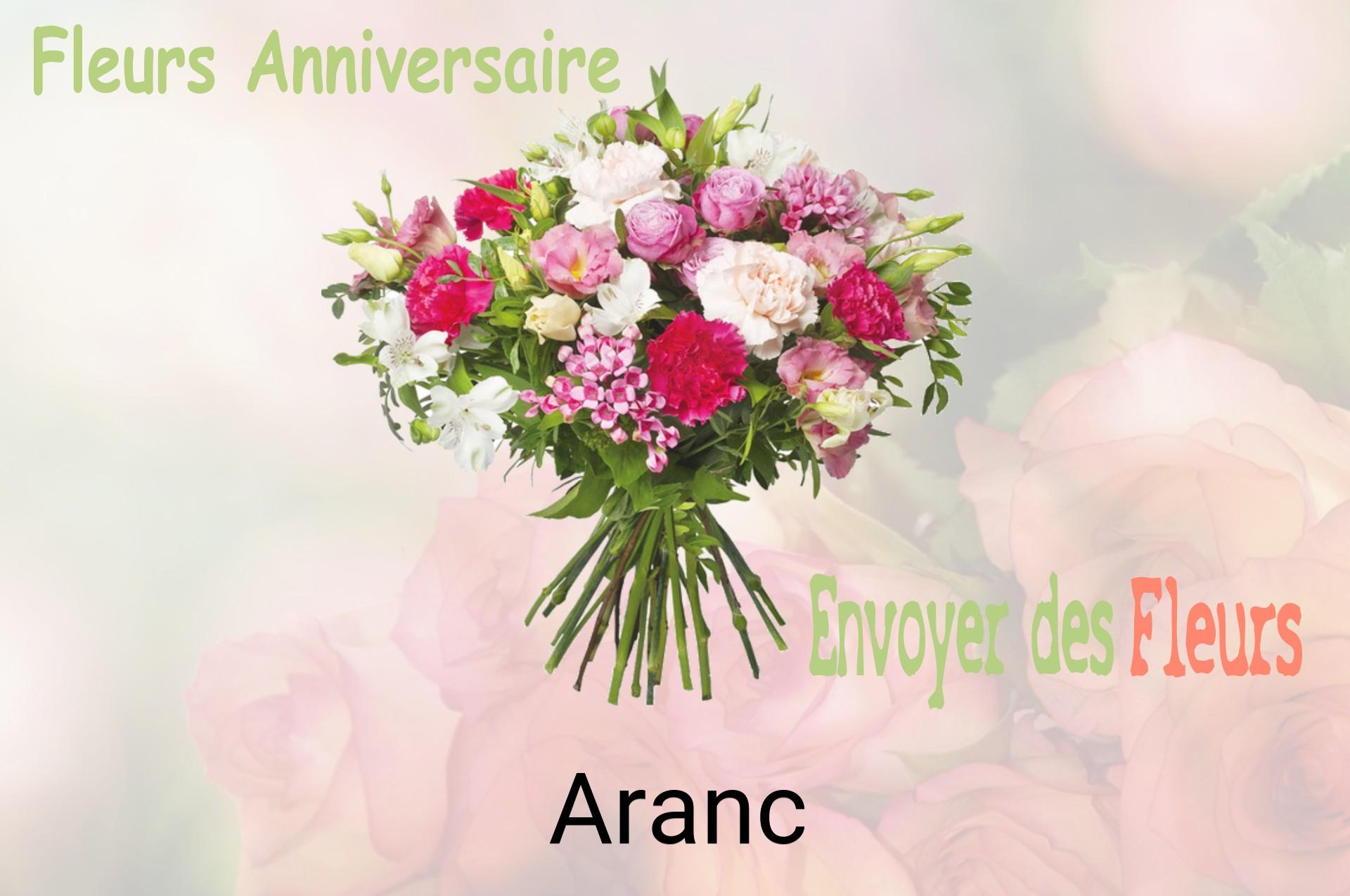 Bouquet de fleurs d’anniversaire livré à Aranc