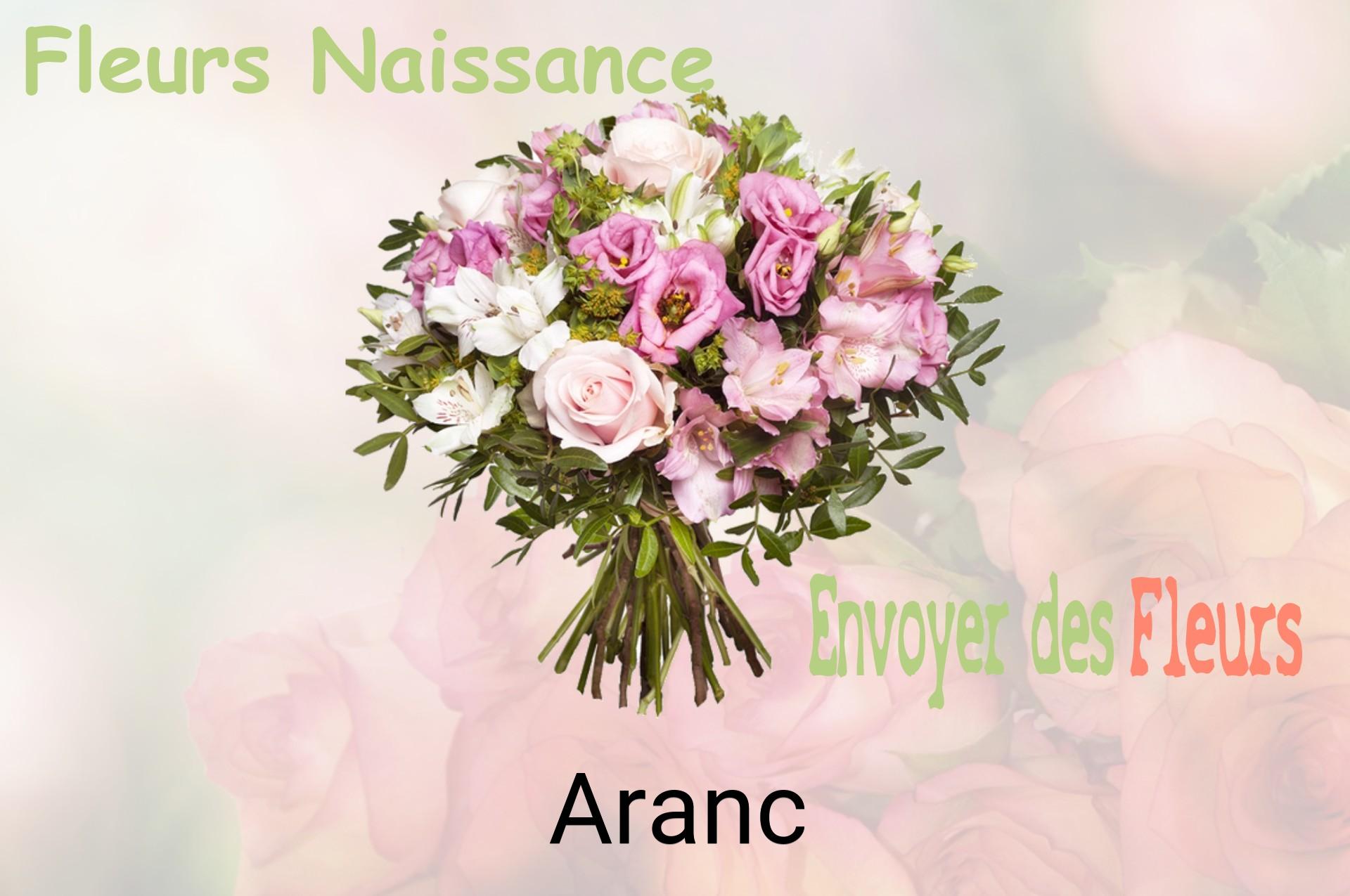 Bouquet de fleurs de naissance livré à Aranc